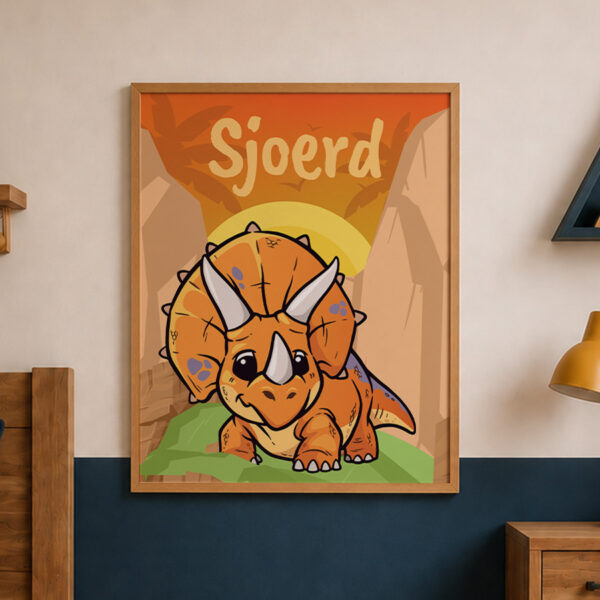 Bo de Dino – Poster – Met eigen naam