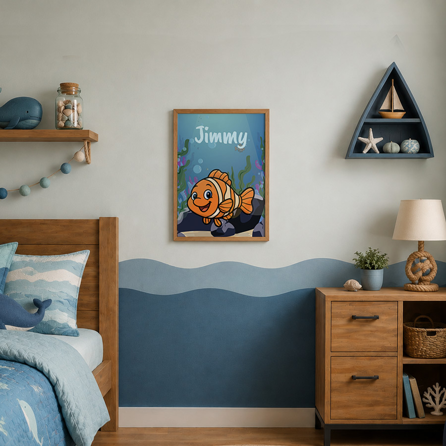 Gup de Vis – Poster – Met eigen naam - Afbeelding 2