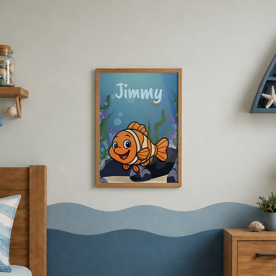 Gup de Vis – Poster – Met eigen naam - Afbeelding 4