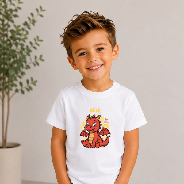 Max de Draak – T-shirt met naam – Unisex - 5 kleuren