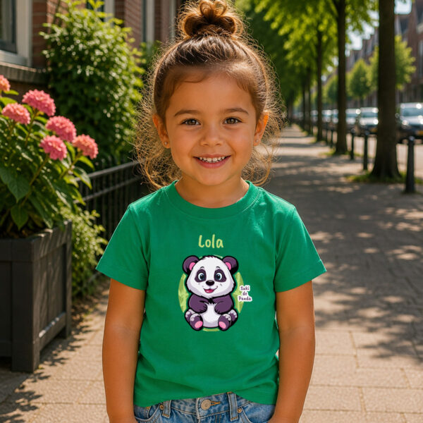 Suki de Panda - T-shirt met naam - Unisex - 6 kleuren