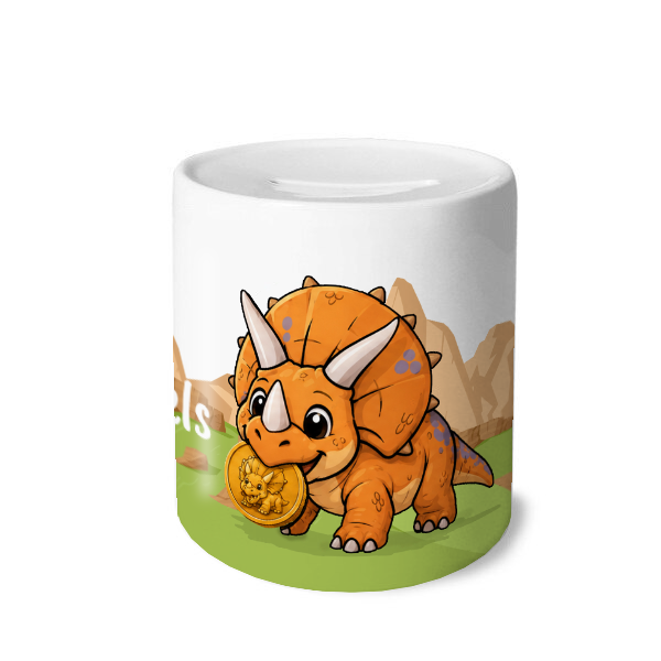 Spaarpot Bo de Dino met naam