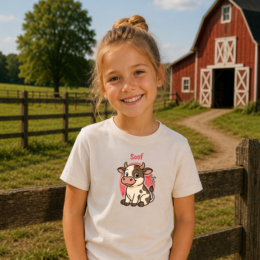 Berta de Koe - T-shirt met naam - Unisex - 5 kleuren