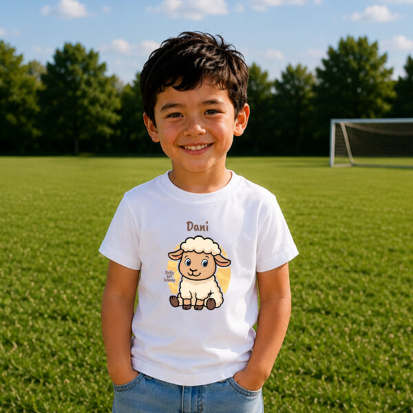 Dotje het Schaap - T-shirt met naam - Unisex - 5 kleuren