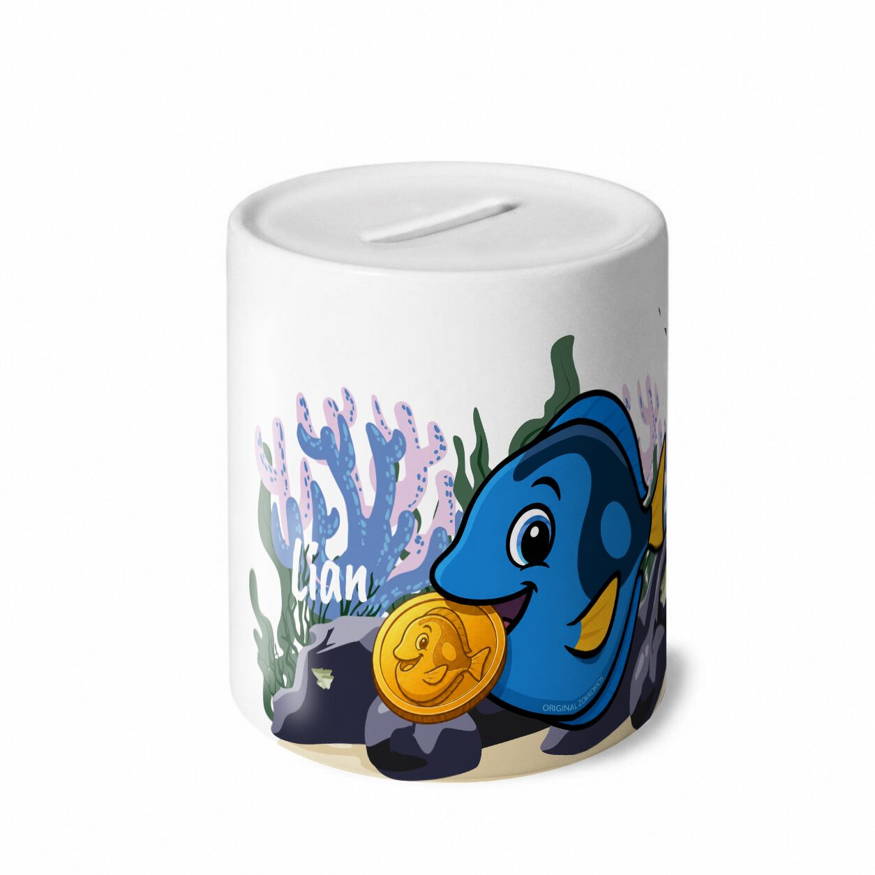 Spaarpot Elvis de Vis met naam - Afbeelding 2
