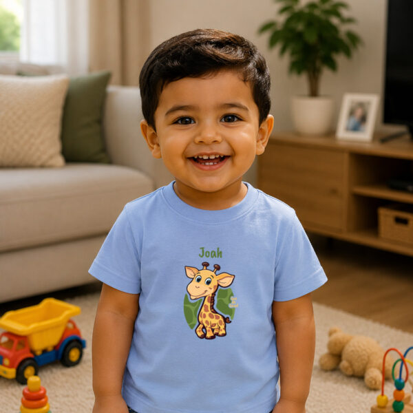 Gus de Giraf - T-shirt met naam - Unisex - 6 kleuren