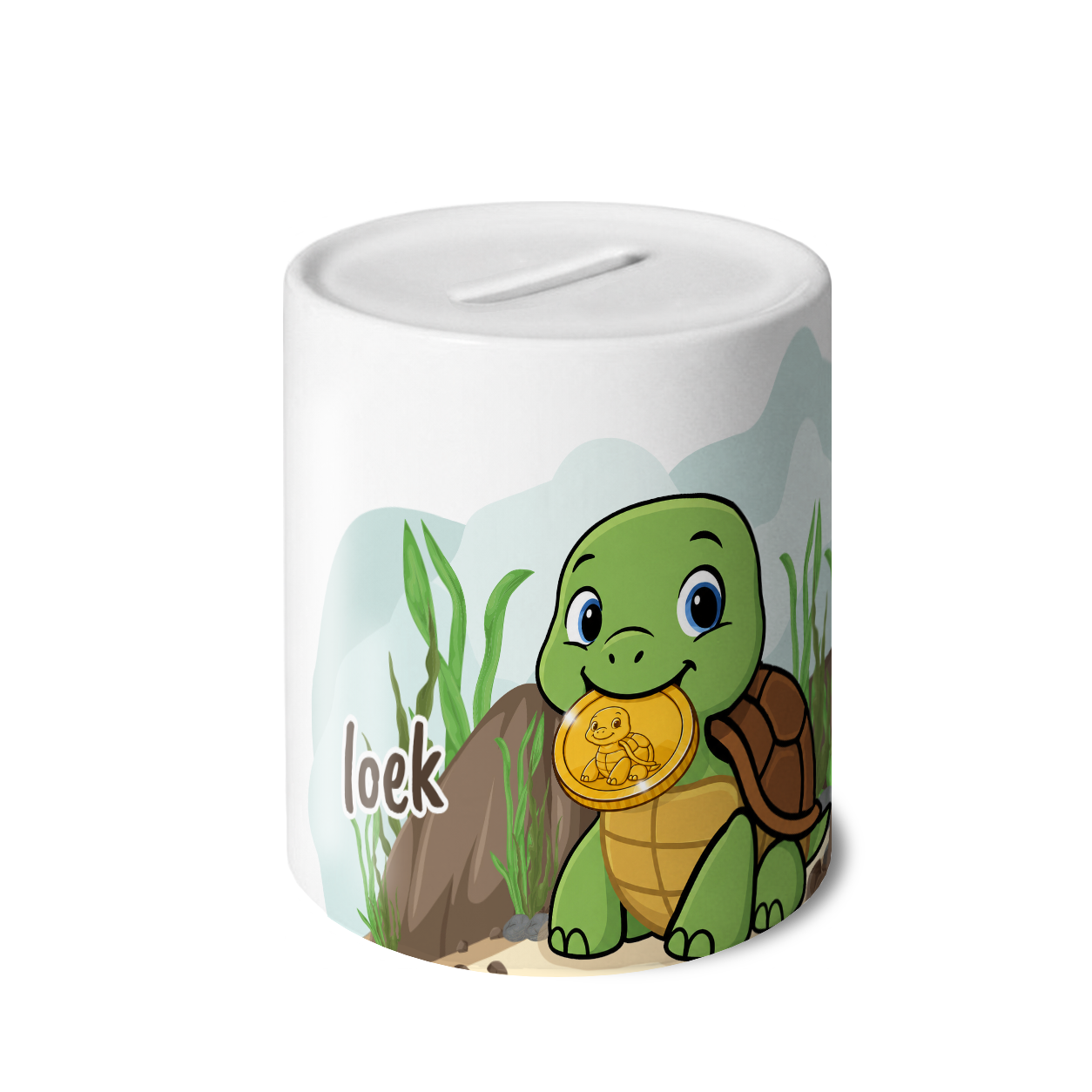 Guus de Schildpad - Spaarpot met eigen naam - Afbeelding 2