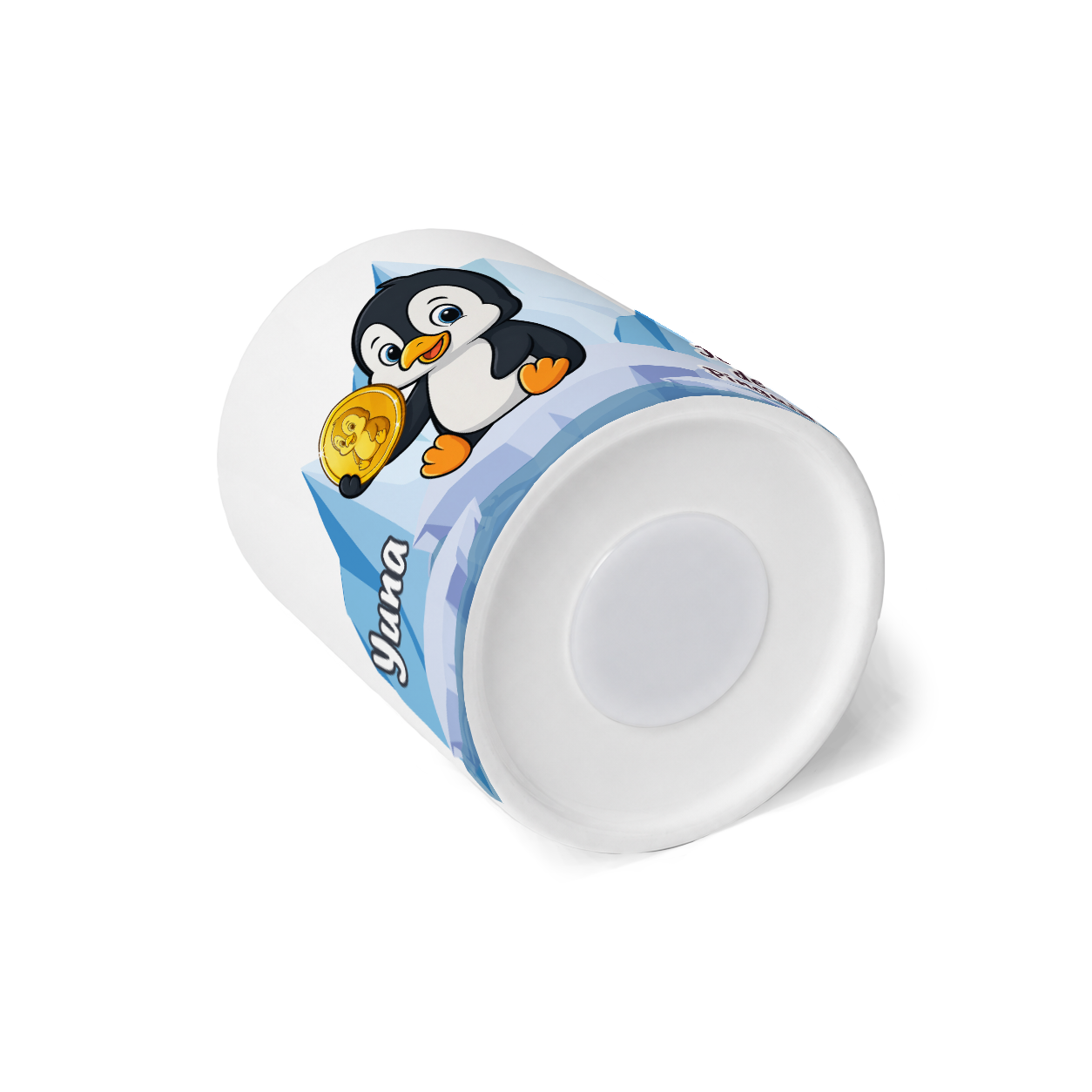 Joeki de Pinguin - Spaarpot met eigen naam - Afbeelding 3
