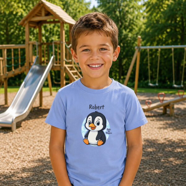 Joekie de Pinguïn - T-shirt met naam - Unisex - 6 kleuren