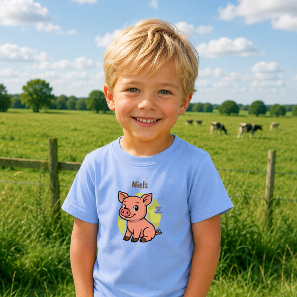 Knor het Varken - T-shirt met naam - Unisex - 5 kleuren