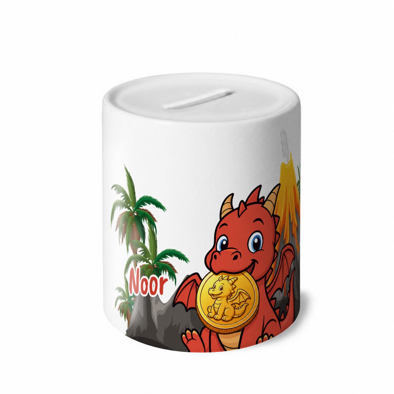 Spaarpot Max de Draak met naam - Afbeelding 2