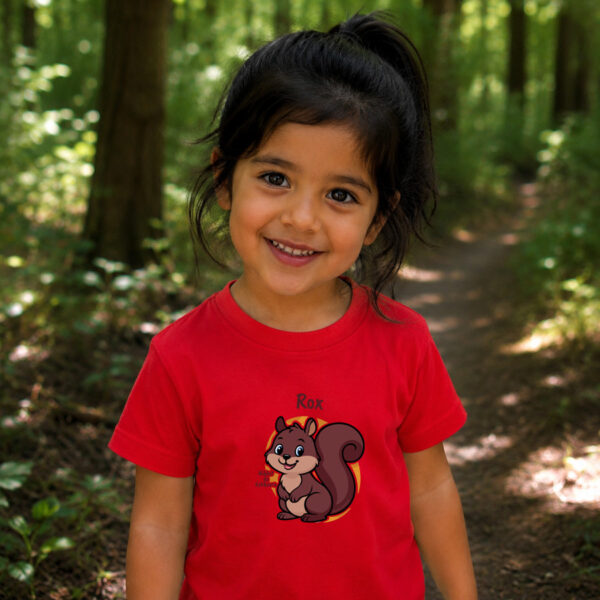 Nibbit de Eekhoorn- T-shirt met naam - Unisex - 6 kleuren