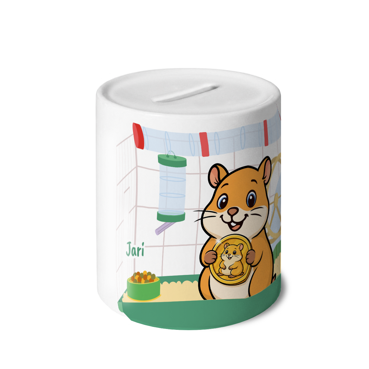 Sam de Hamster - Spaarpot met eigen naam - Afbeelding 2