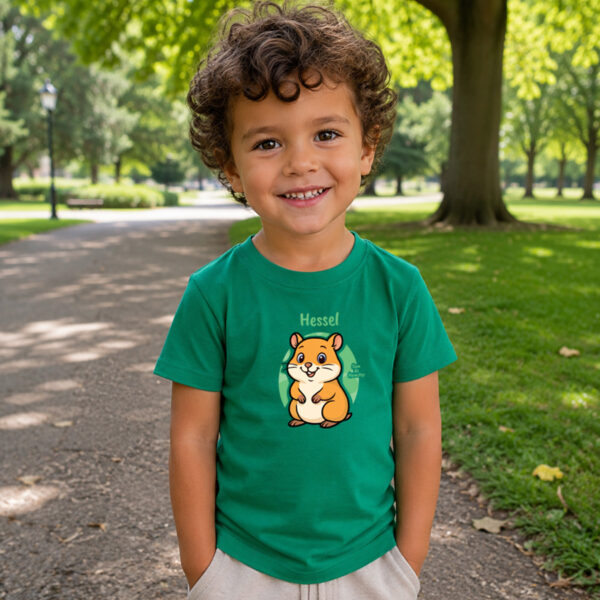 Sam de Hamster - T-shirt met naam - Unisex - 6 kleuren