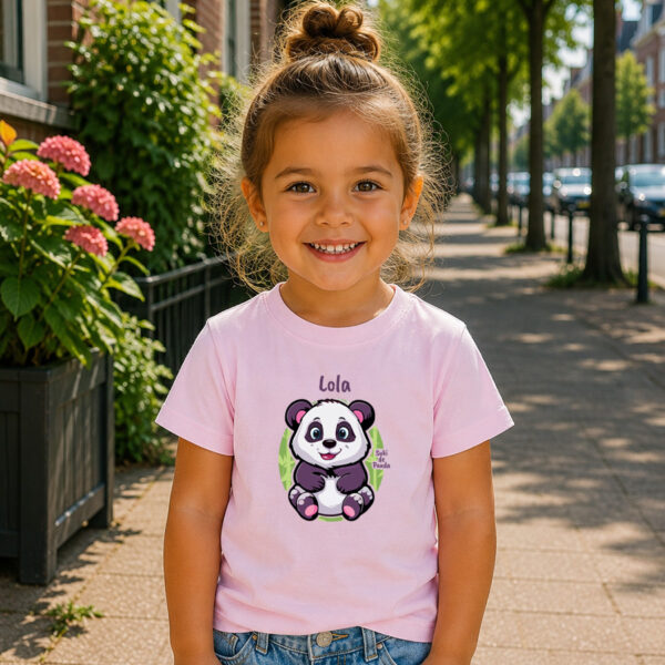 Suki de Panda - T-shirt met naam - Unisex - 6 kleuren