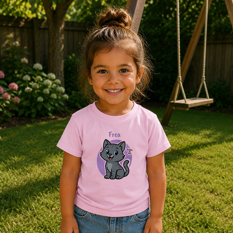 Tammy de Kat - T-shirt met naam - Unisex - 6 kleuren