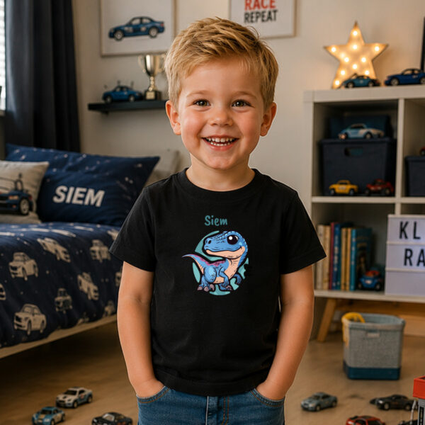 Zino de Dino - T-shirt met naam - Unisex - 7 kleuren