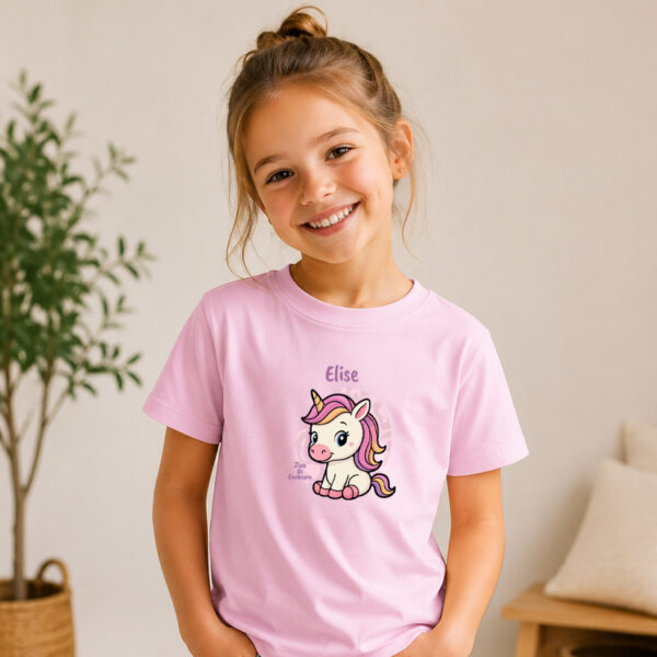 Ziva De Eenhoorn - T-shirt met naam - Unisex - 7 kleuren