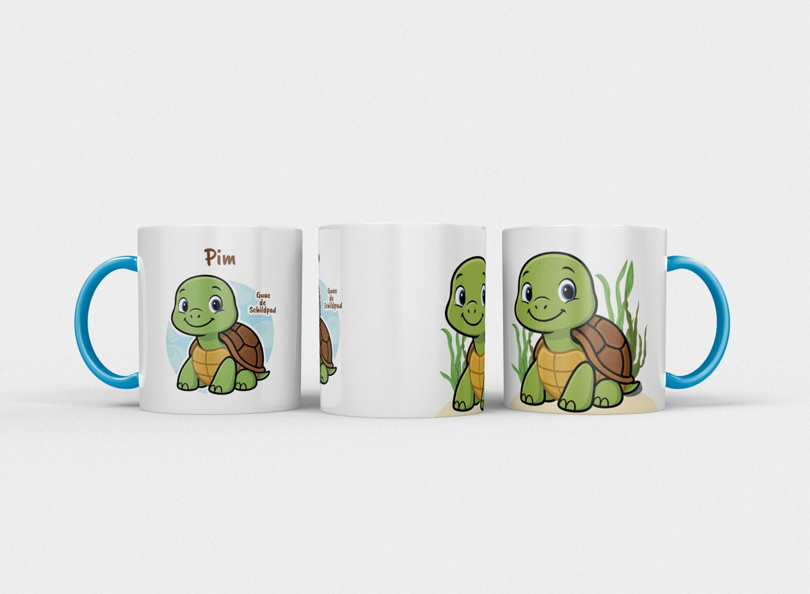 Guus de Schildpad | Kindermok met eigen naam - Afbeelding 3