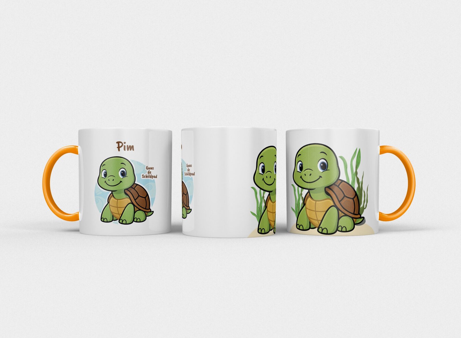 Guus de Schildpad | Kindermok met eigen naam - Afbeelding 5
