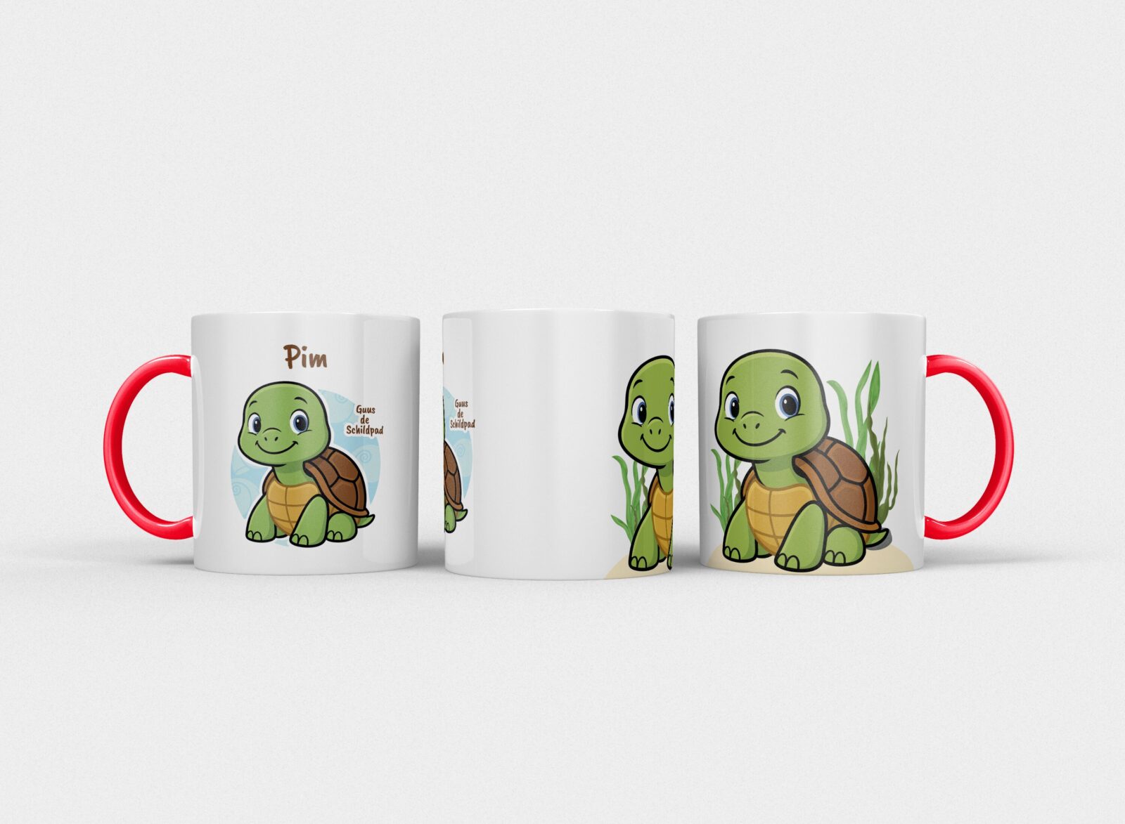 Guus de Schildpad | Kindermok met eigen naam - Afbeelding 6