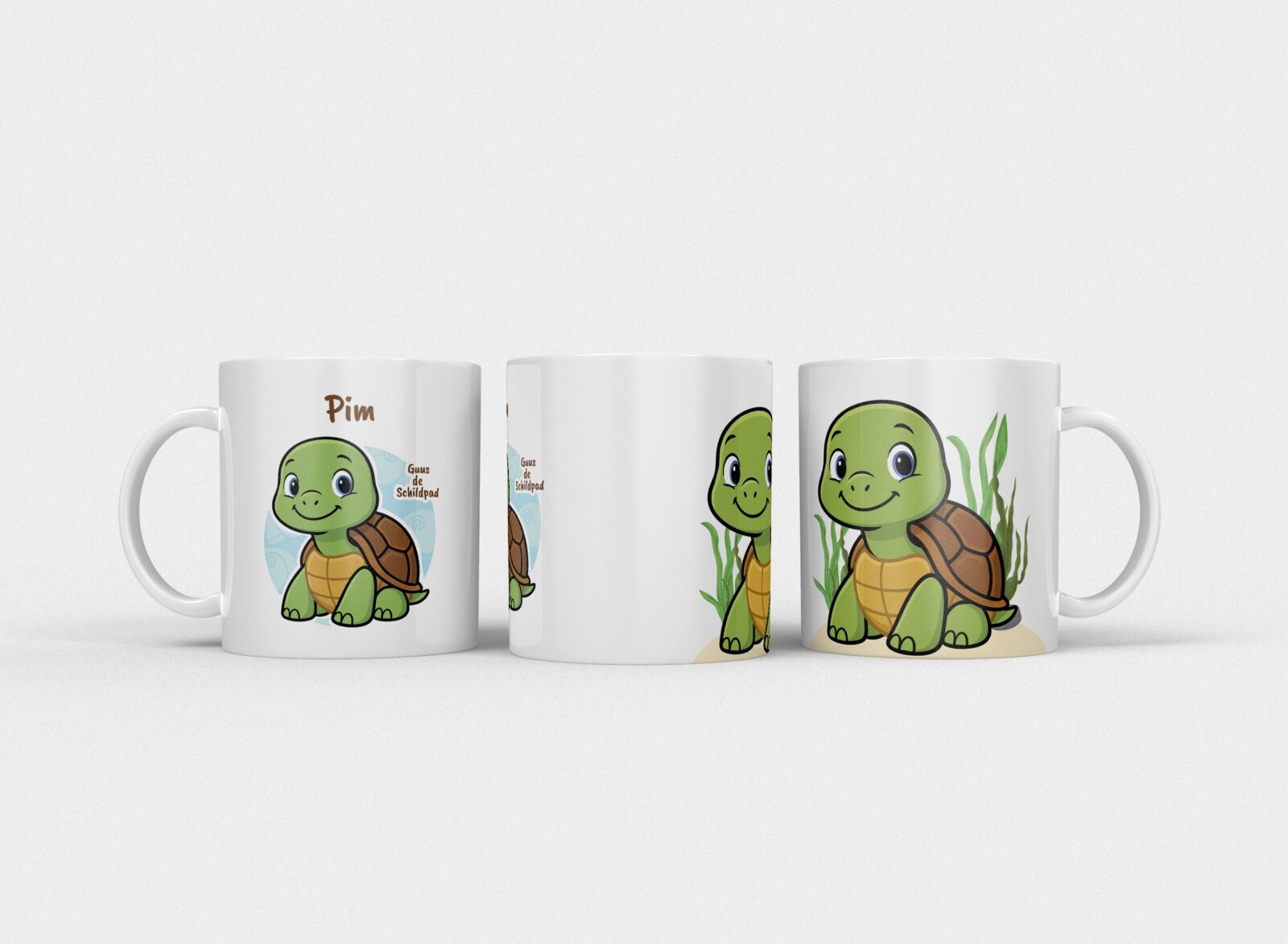 Guus de Schildpad | Kindermok met eigen naam - Afbeelding 8