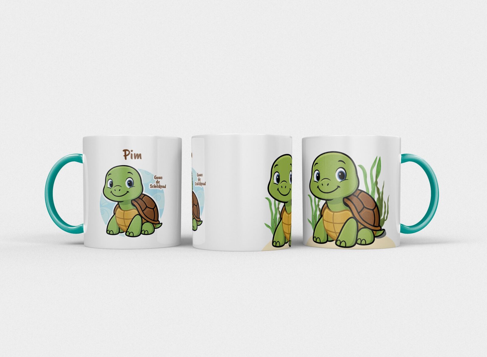 Guus de Schildpad | Kindermok met eigen naam - Afbeelding 9