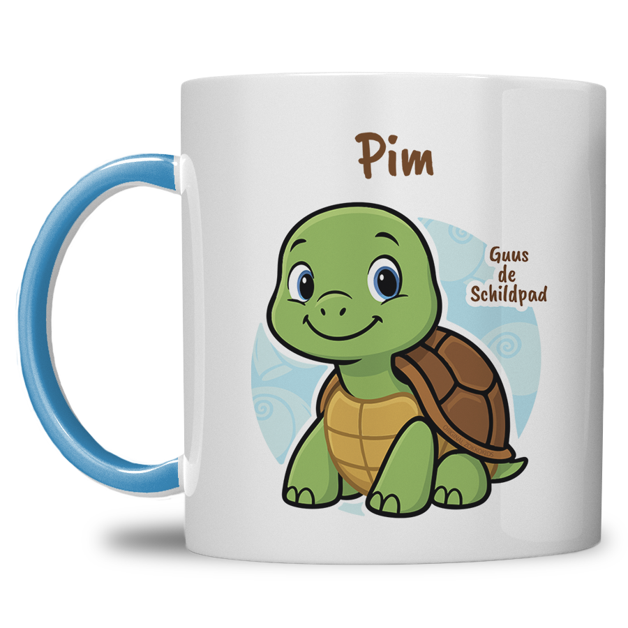 Guus de Schildpad | Kindermok met eigen naam - Afbeelding 12
