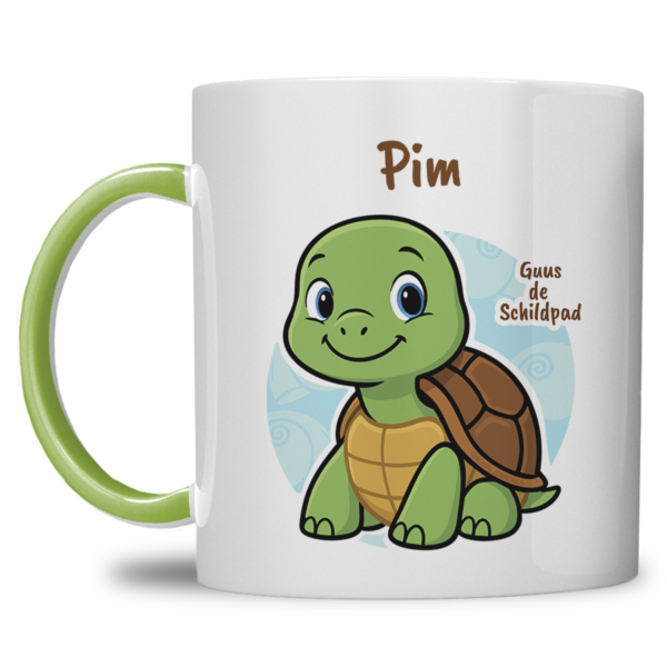 Guus de Schildpad | Kindermok met eigen naam