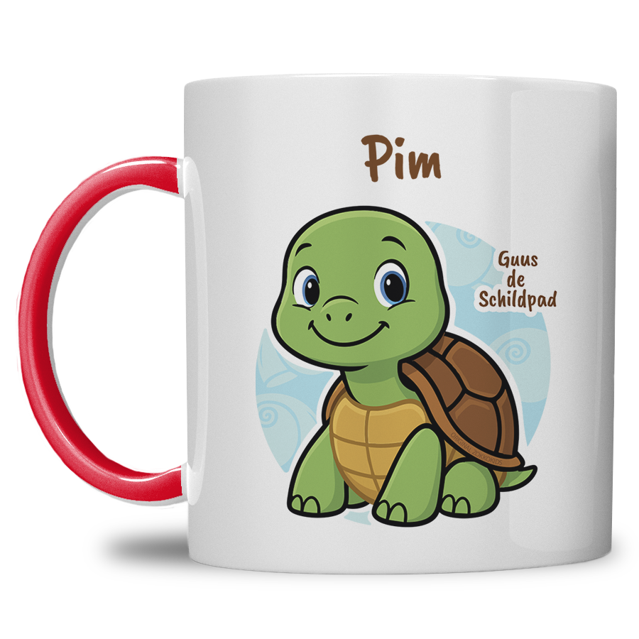 Guus de Schildpad | Kindermok met eigen naam - Afbeelding 15
