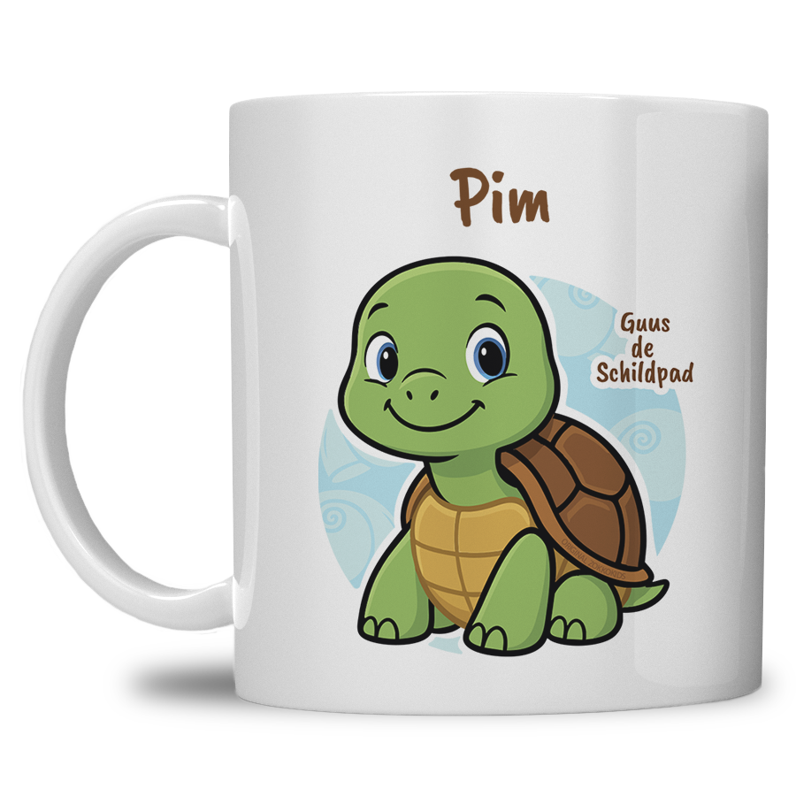 Guus de Schildpad | Kindermok met eigen naam - Afbeelding 17