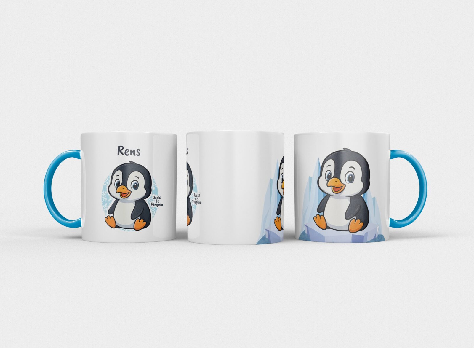 Joeki de pinguin | Kindermok met eigen naam - Afbeelding 3