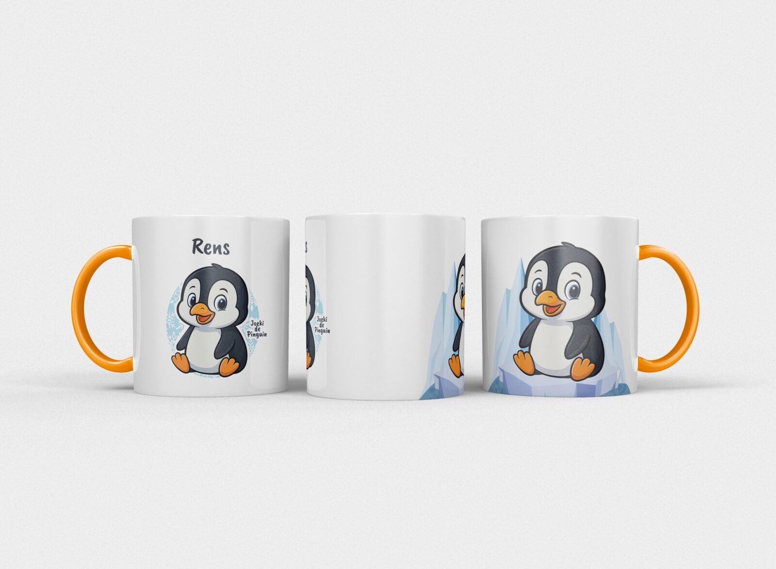 Joeki de pinguin | Kindermok met eigen naam - Afbeelding 5