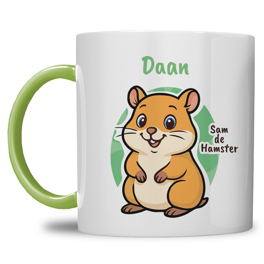 Sam de Hamster | Kindermok met eigen naam