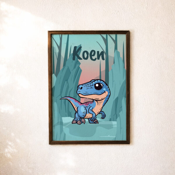 Zino de Dino – Poster – Met eigen naam
