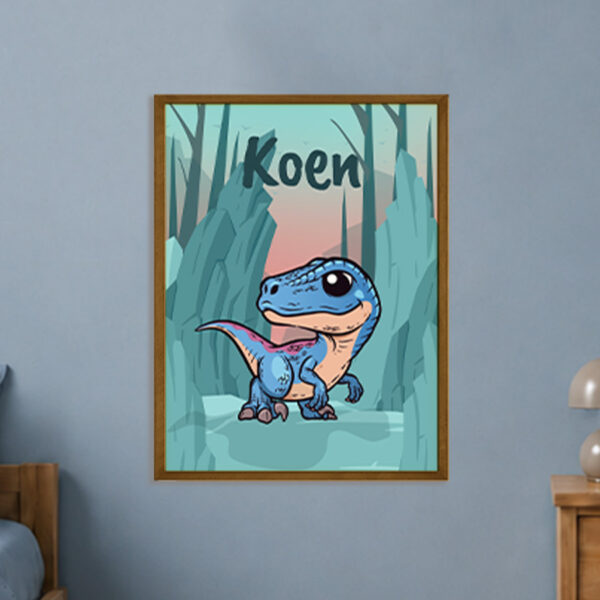 Zino de Dino – Poster – Met eigen naam