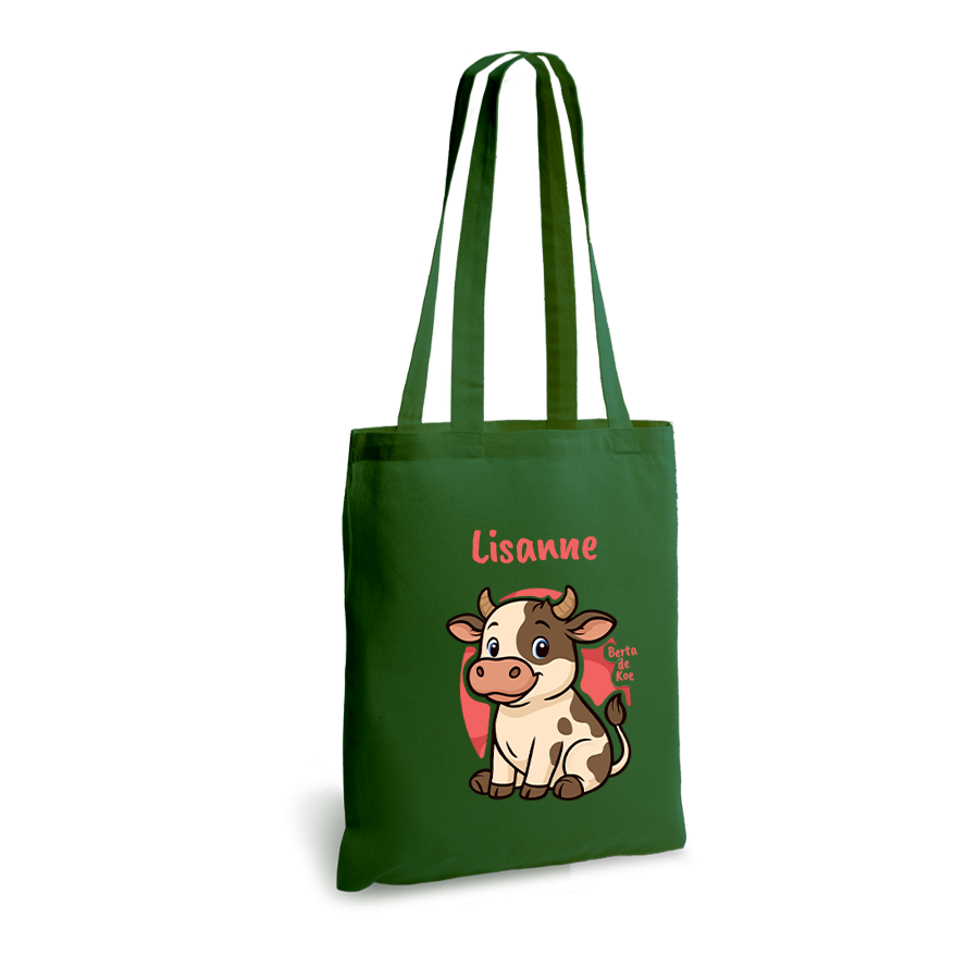Berta de Koe | tote bag | gepersonaliseerd met naam - Afbeelding 2