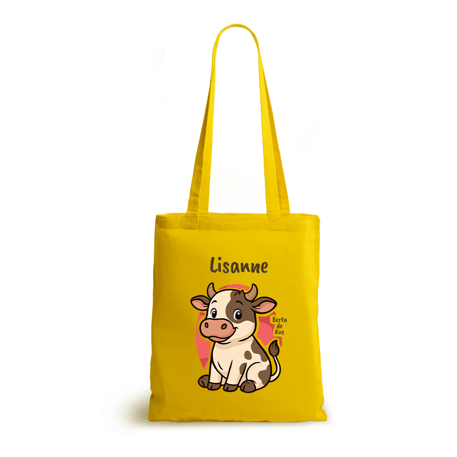 Berta de Koe | tote bag | gepersonaliseerd met naam - Afbeelding 3