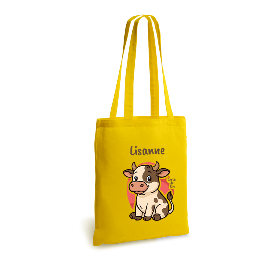 Berta de Koe | tote bag | gepersonaliseerd met naam - Afbeelding 4
