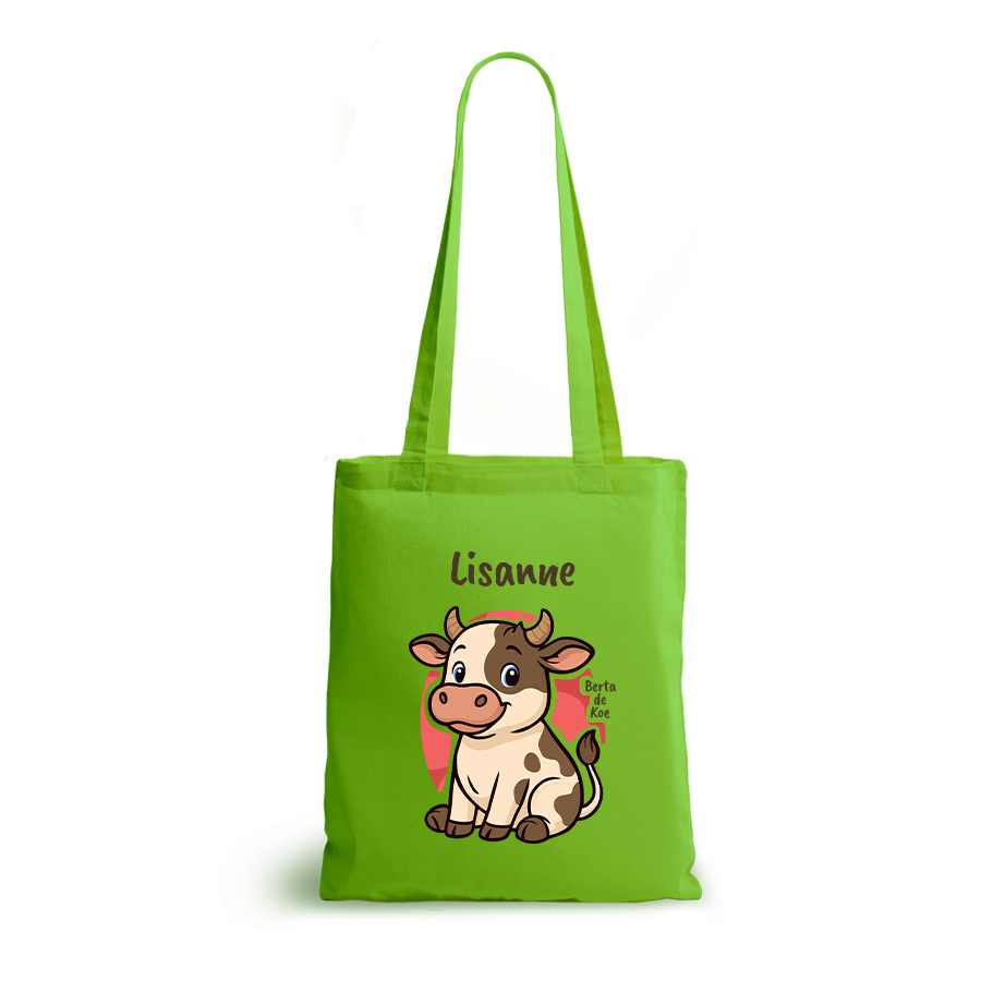 Berta de Koe | tote bag | gepersonaliseerd met naam