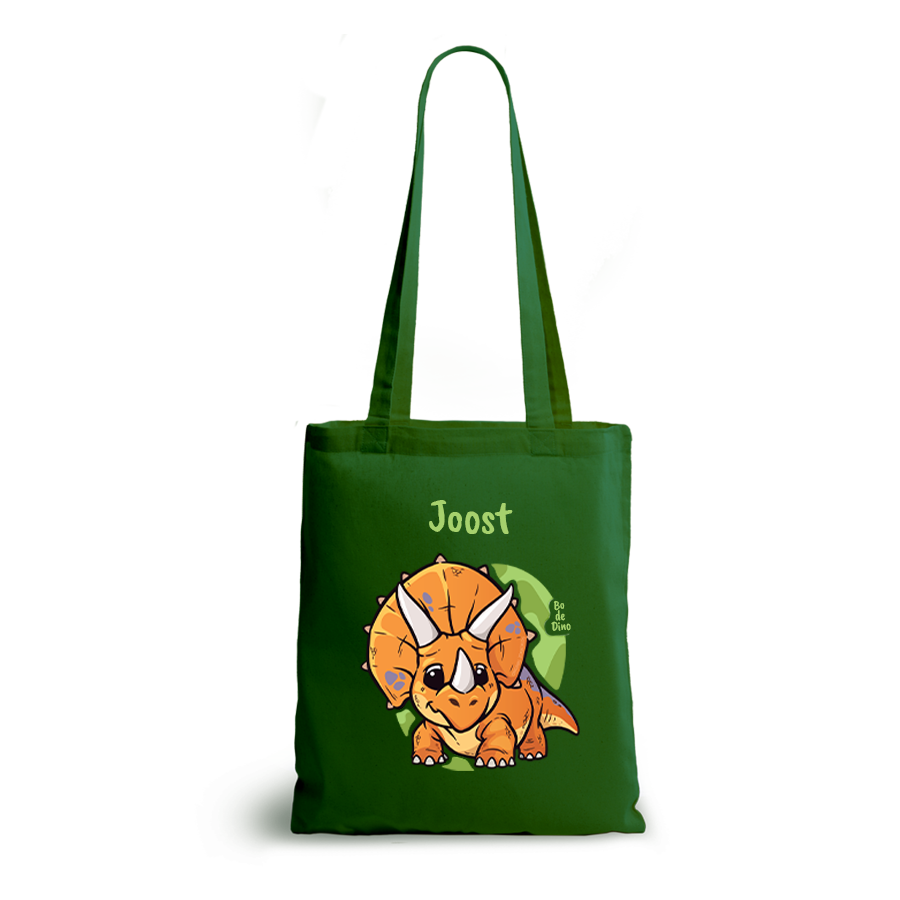 Bo de Dino | tote bag | gepersonaliseerd met naam