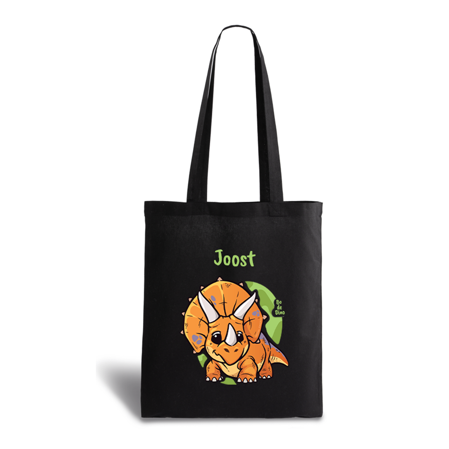 Bo de Dino | tote bag | gepersonaliseerd met naam - Afbeelding 2