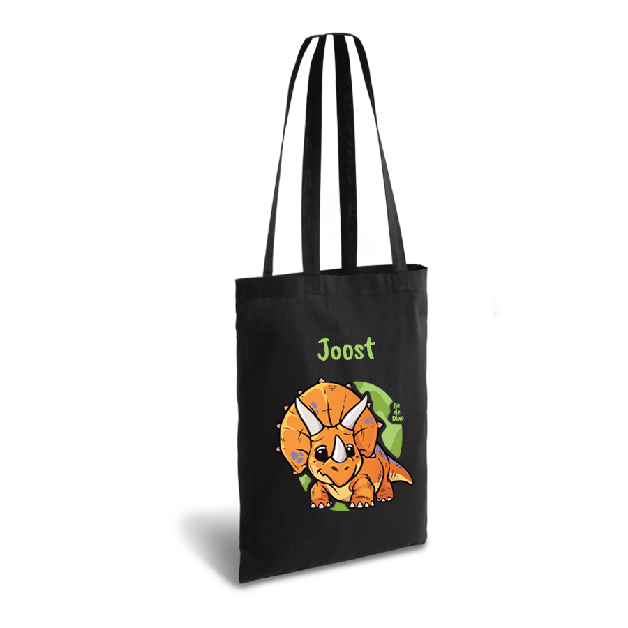 Bo de Dino | tote bag | gepersonaliseerd met naam - Afbeelding 3