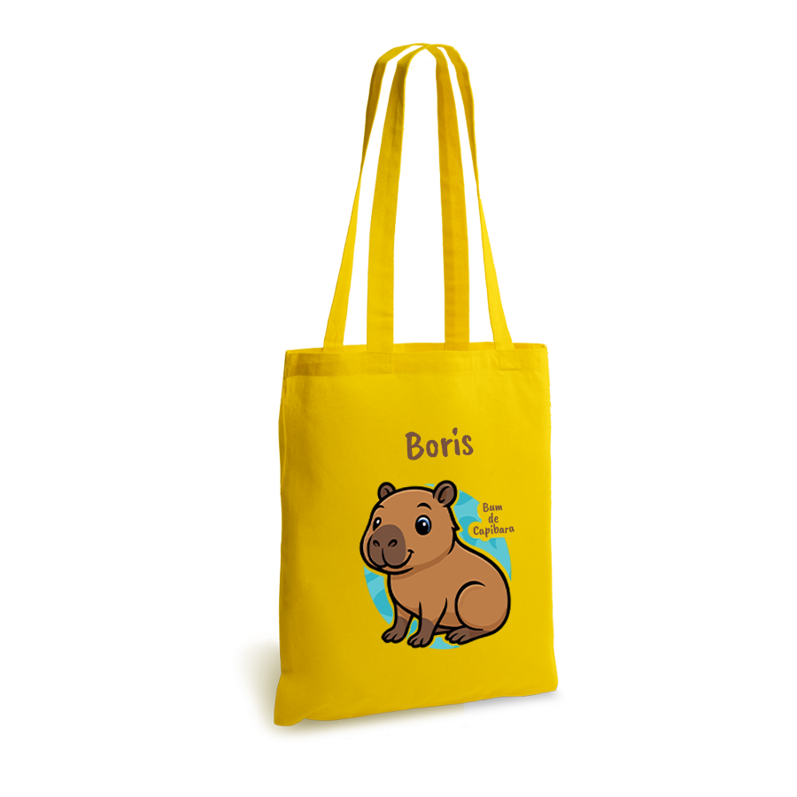 Bum de Capibara | tote bag | gepersonaliseerd met naam - Afbeelding 6