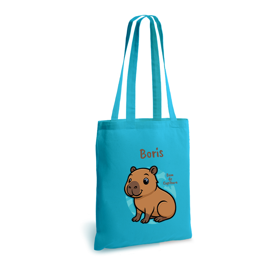 Bum de Capibara | tote bag | gepersonaliseerd met naam - Afbeelding 8