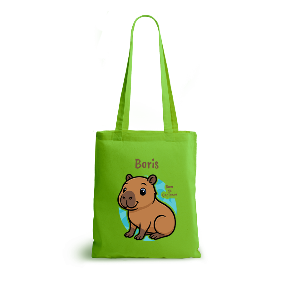 Bum de Capibara | tote bag | gepersonaliseerd met naam - Afbeelding 9