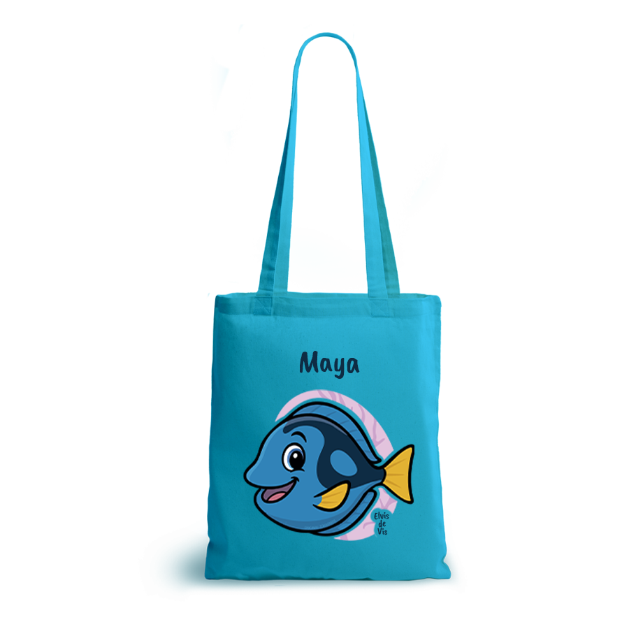 Elvis de Vis | tote bag | gepersonaliseerd met naam