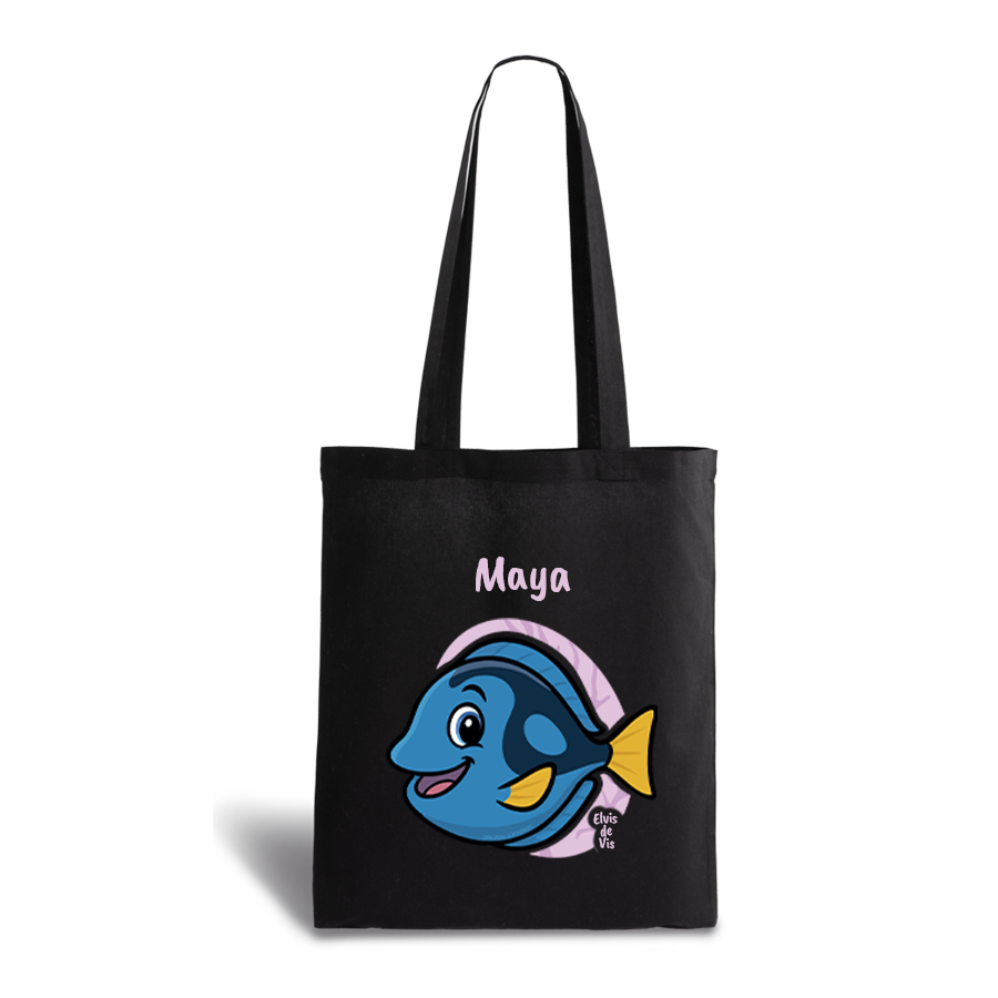 Elvis de Vis | tote bag | gepersonaliseerd met naam - Afbeelding 2