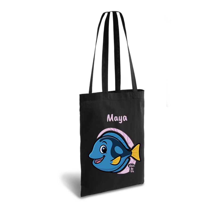 Elvis de Vis | tote bag | gepersonaliseerd met naam - Afbeelding 3