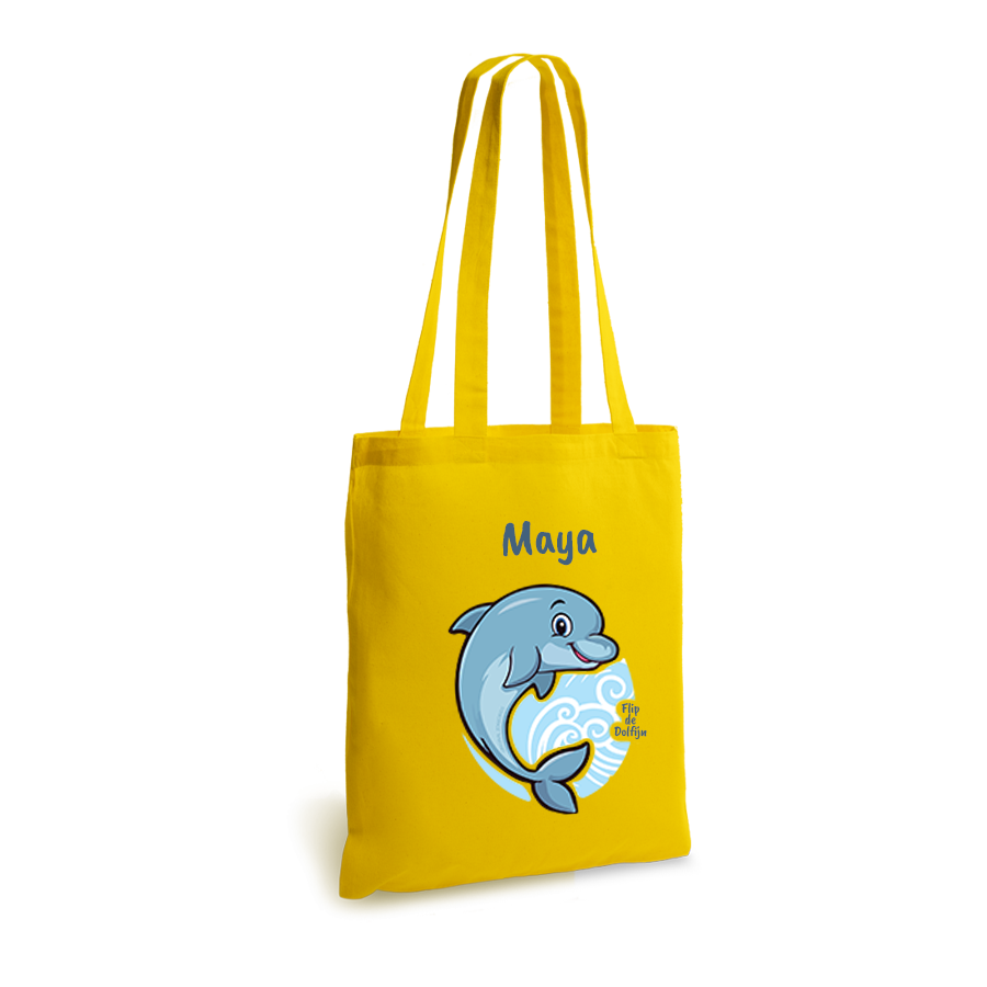Flip de Dolfijn | tote bag | gepersonaliseerd met naam - Afbeelding 7